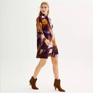 Nine West ruffle hem dress XXL